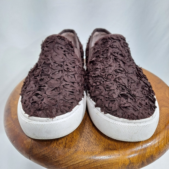 Tory Burch Brown Rosetta Slip On Shoes - Picture 7 of 11